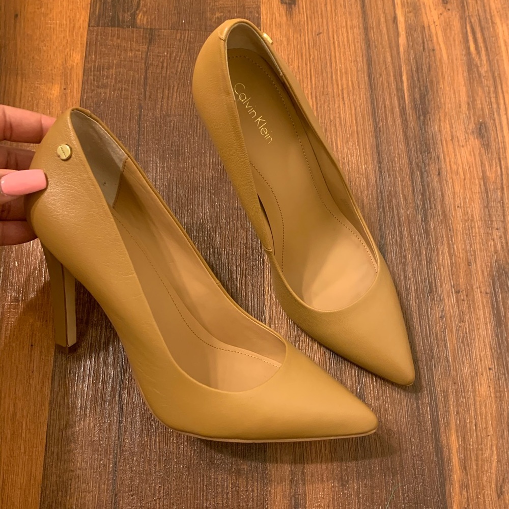 Calvin Klein Nude Heels
